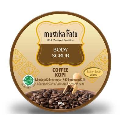 Mustika Ratu Скраб для тела "Кофе" для упругой гладкой кожи 200гр