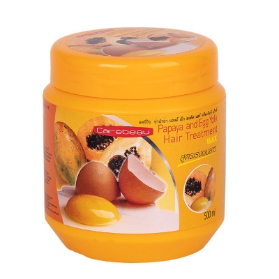 ТАИЛАНД CareBeau Маска для волос с воском - Папайя и Яичный желток 500 мл
