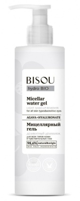 BISOU Bio Мицеллярный гель Деликатный демакияж для всех типов кожи и чувствительных глаз 150 мл купить с доставкой по выгодной цене