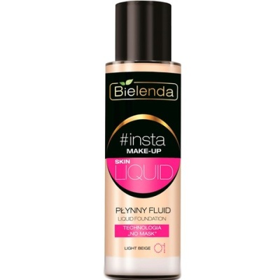 BIELENDA Insta Make-up - Skin Liquid №01 Light Buige Тональный крем (с дозатором) 30 мл купить с доставкой по выгодной цене