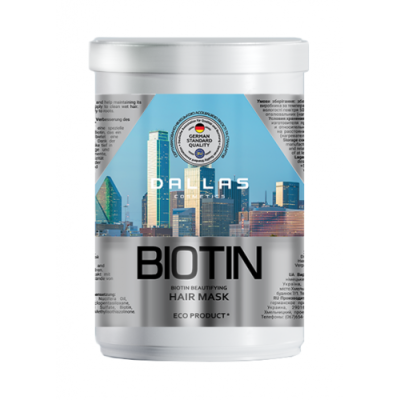 DALLAS Biotin Маска косметическая против выпадения и для улучшения роста волос с биотином 500 мл