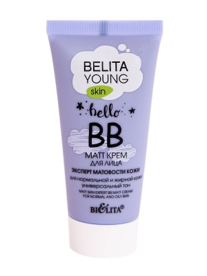 BELITA Young Skin "Эксперт матовости кожи" BB-matt Крем для лица для нормальной и жирной кожи 30 мл купить с доставкой по выгодной цене
