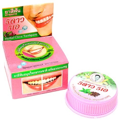 ТАИЛАНД 5 Star Cosmetic Растительная зубная паста с гвоздикой, 25 гр.