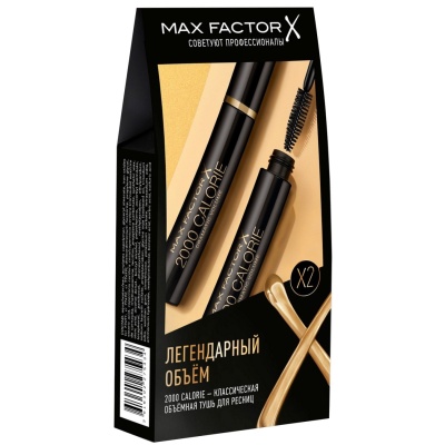MAX FACTOR ПН Тушь для ресниц объемная 2000 Calorie Dramatic Volume Black 2 шт купить с доставкой по выгодной цене