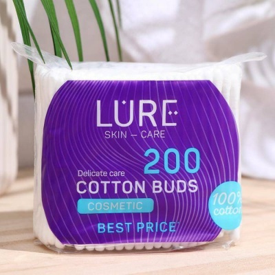 LURE Ватные палочки пакет 200 шт.