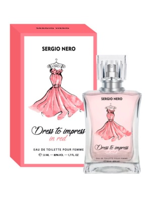 SERGIO NERO Dress to impress in Red lady 50ml edt