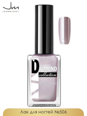 JEANMISHEL Diamond Лак для ногтей тон 506 Светло-розовый перламутровый 12 мл