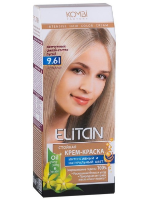 ELITAN Стойкая крем-краска для волос №9.61 жемчужный светло-светло русый