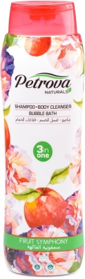 PETROVA Naturals Botanicals Натуральное моющее средство 3 в 1 для тела и волос Фруктовая симфония 500 мл