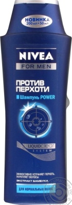 NIVEA Men Шампунь Против перхоти Укрепляющий для нормальных волос Бамбук 250 мл 