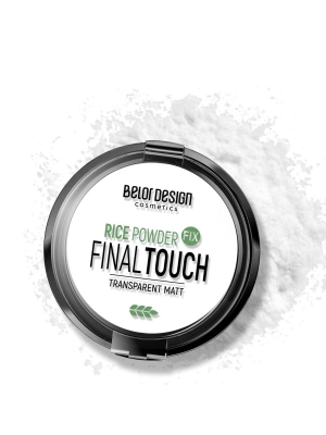 BELOR DESIGN Рисовая пудра-фиксатор Final Touch 8,7 г