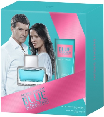 ANTONIO BANDERAS Blue Seduction lady set (50ml edt + 50ml b/lotion)