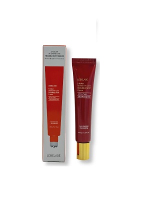 LEBELAGE Intensive Care Trouble Spot Крем для лица омолаживающий с тремя массажными роликами 30 мл туба