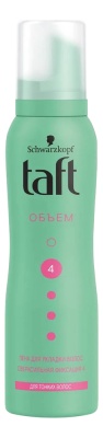 TAFT Объем Пена для укладки волос с коллагеном Сверхсильная фиксация 150 мл