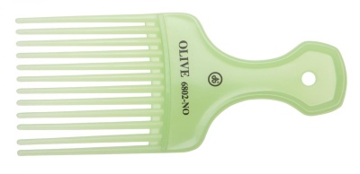 DEWAL Olive Гребень моделирующий, антистатик Зеленый 6,7 х 15,8 см CO-6802-OLIVE