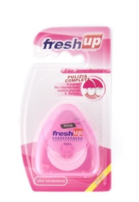 FRESH UP Зубная нить 50 м, цвет розовый