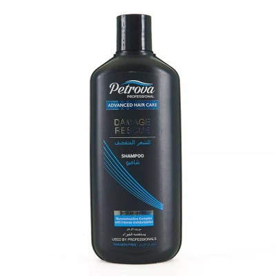 PETROVA Professional Advanced Hair Care-Damage Rescue Профессиональный Шампунь Интенсивное восстановление для сухих волос 400 мл