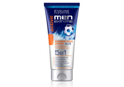 EVELINE Men Extreme Active Q10+R Бальзам после бритья 5 в 1 200 мл