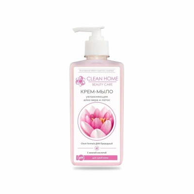 CLEAN HOME BEAUTY CARE Крем-мыло Увлажняющее 350мл дозатор