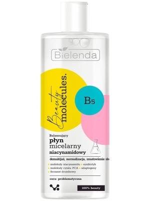 BIELENDA BEAUTY MOLECULES Балансирующая мицеллярная вода с ниацинамидом 500мл