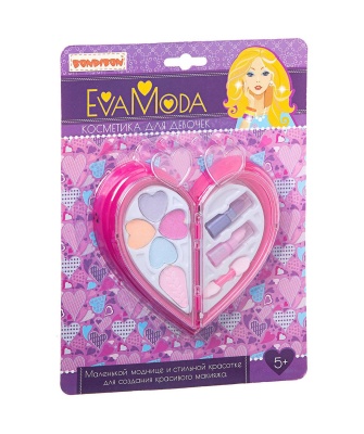 BONDIBON Eva Moda Набор детской декоративной косметики Сердце 17,2*23 см ВВ1761