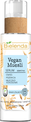 BIELENDA Vegan Muesli Увлажняющая сыворотка Пшеница + Овёс + Кокосовое молоко 30 мл