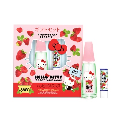 ПОНТИ ПАРФЮМ Gift Set For Little Princesses Strawberry Dreams (Туалетная вода 50 мл edt + Бальзам для губ 4,5 г)
