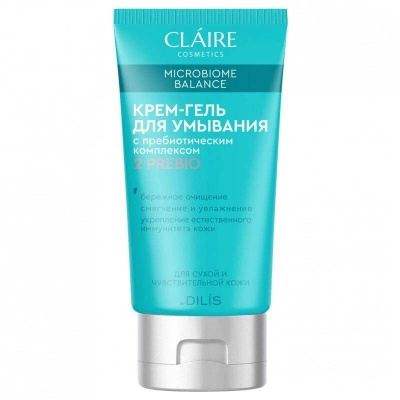 CLAIRE MICROBIOME BALANCE Крем-гель для умывания для сухой и чувствительной кожи 150 мл