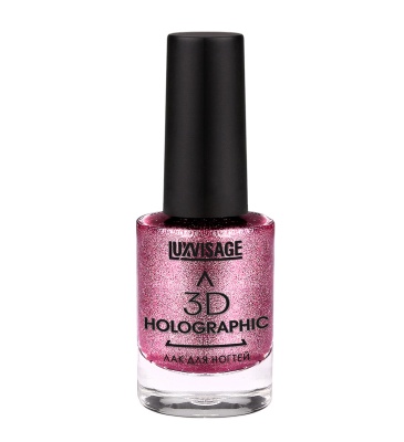 LUXVISAGE 3D HOLOGRAPHIC Лак для ногтей 706 Яркий гранат