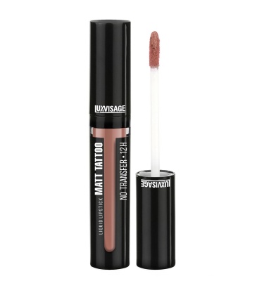 LUXVISAGE Matt Tattoo No Transfer 12H Жидкая губная помада тон 103 Caramel Nude