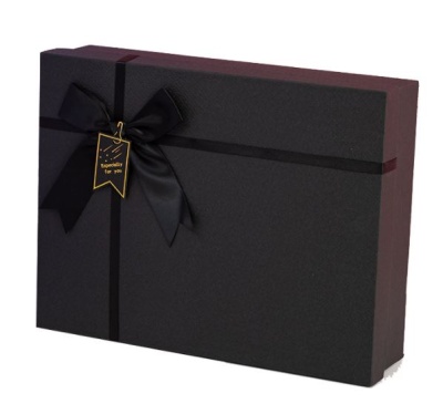 Коробка подарочная 16,5*11,5*6 см, черная