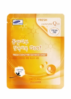 3W CLINIC Fresh Coenzyme Q10 Маска для лица с коэнзимом Q10 23 г