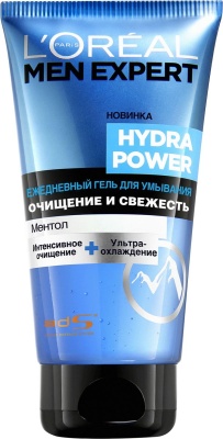 .L'OREAL PARIS Men Expert Hydra Power Гель для умывания 150 мл/Спеццена