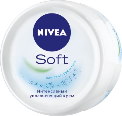NIVEA Soft Крем увлажняющий с витаминами 200 г банка