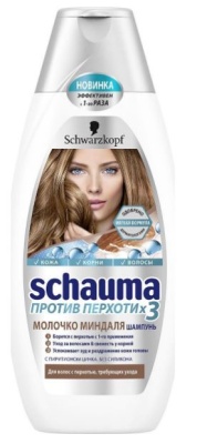 SCHAUMA Против Перхоти Молочко Миндаля Шампунь для волос 380 мл 