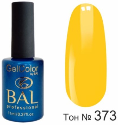 BAL Gel Color №373 Гель-лак каучуковый Мандариновый фреш 11 мл