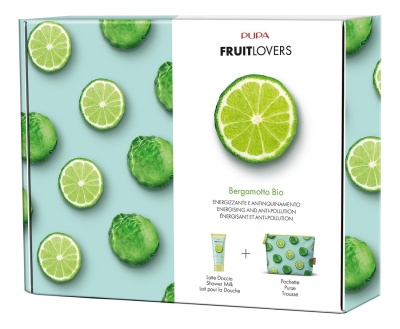 PUPA Набор для тела (Молочко FRUIT LOVERS Bergamotto Bio 200 мл.+косметичка) (0B2T01A003)