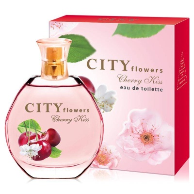КЛАС-ТРЕЙДИНГ City Flowers Cherry Kiss lady 50ml edt