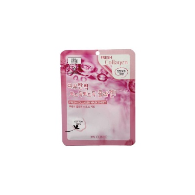 3W CLINIC Fresh Collagen Маска для лица с коллагеном 23 г