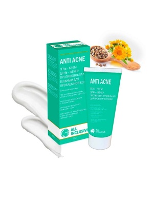 ALL INCLUSIVE Anti Acne Гель-крем день - вечер противовоспалительный 50 мл
