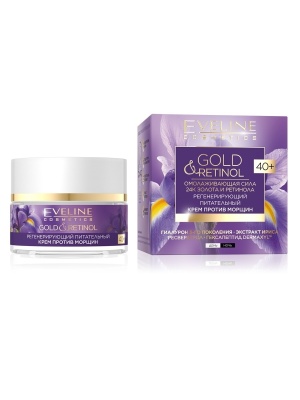 EVELINE Gold & Retinol Регенерирующий питательный крем против морщин 40+ 50 мл