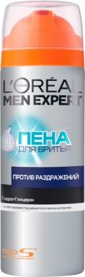 .L'OREAL PARIS Men Expert Hydra Sensitive Пена для бритья против жжения 200 мл/Спеццена