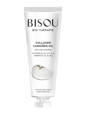 BISOU Collagen & Cannabis Oil Крем для рук код молодости 60 мл