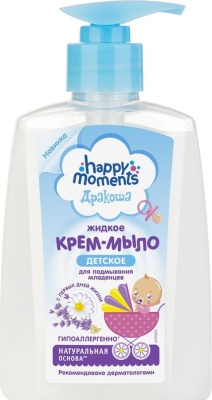HAPPY MOMENT Дракоша Жидкое мыло-крем для младенцев 250 мл