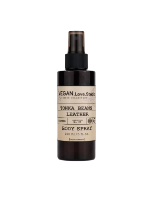 DELTA PARFUM VEGAN Love Studio Парфюмированный спрей для тела Tonka Beans, Leather 150 мл