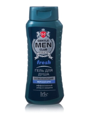 IRIS Gentlmen Club Гель для душа FRESH освежающий 400 мл