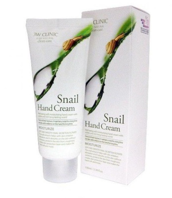 3W CLINIC Moisturizing Hand Cream Snail Крем для рук с улиткой увлажняющий 100 мл