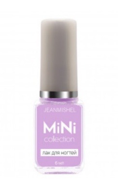 JEANMISHEL MINI Лак для ногтей №289 Очень светло-фиолетовый 6 мл.