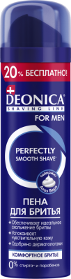 DEONICA FOR MEN Пена для бритья Комфортное бритье 240мл