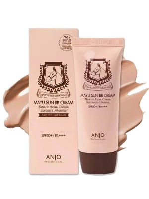 ANJO Professional BB Mayu Sun BB Cream SPF50 ЛОШАДИНЫЕ ЛИПИДЫ BB крем для лица, 50 мл купить с доставкой по выгодной цене
